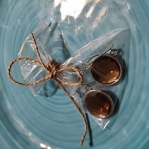 LIGHT BROWN EARRINGS